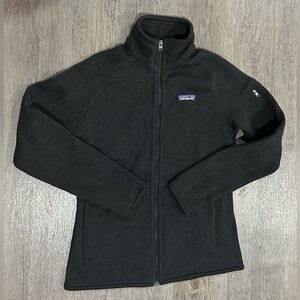 Patagonia Women's Better Sweater Jacket Full Zip Size Small Color Black 25543